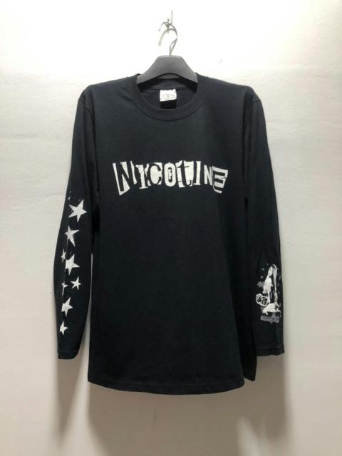 Other Designers Band Tees - Vintage NICOTINE T Shirt Longsleeve Rock
