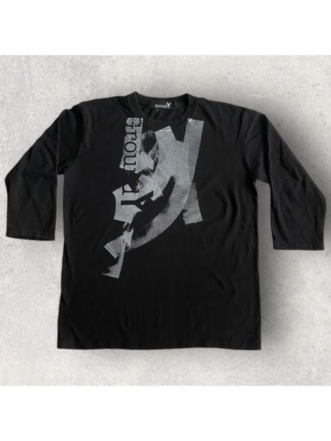Yohji Yamamoto Ground Y Brush Stroke Tee