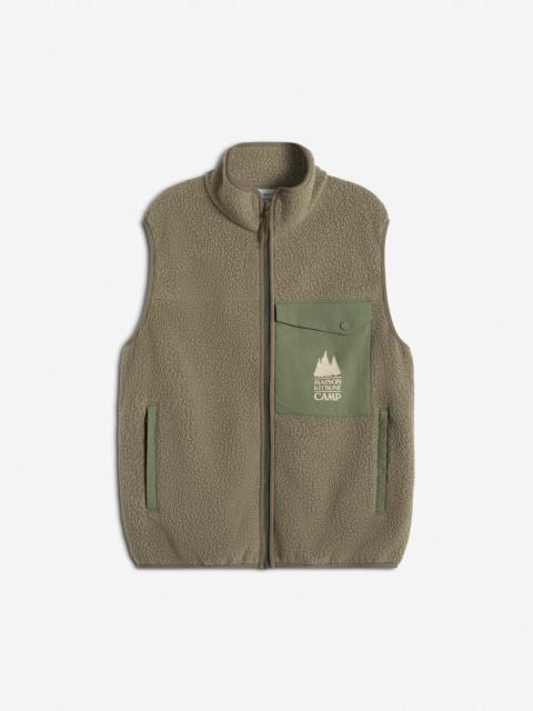 Maison Kitsuné CASUAL FLEECE SLEEVELESS VEST