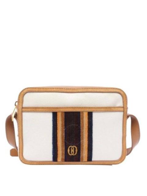 Other Designers Bally - Bally Canvas and Leather Gare Crossbody Bag