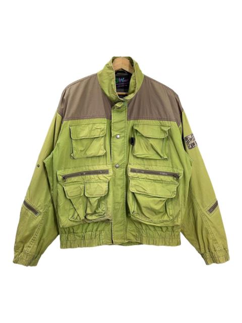 Japanese Brand - Goldwin GW Sports Multipocket Zipper Jacket Size M