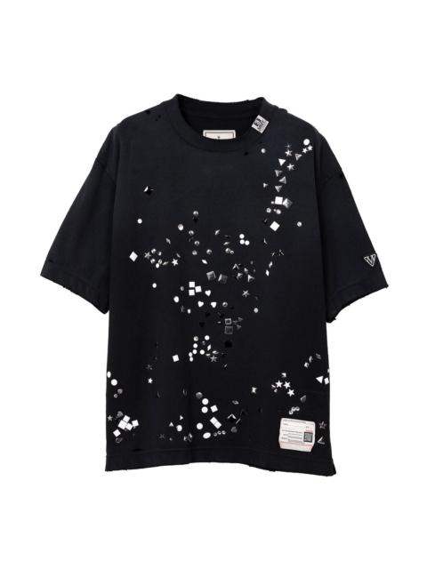 Maison MIHARAYASUHIRO Embellished Distressed Tee