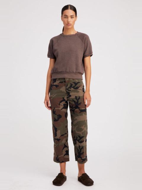 SPRWMN DARK CAMOUFLAGE SLASH POCKET TROUSERS