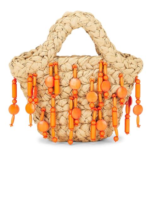 SIMONMILLER Mini Beaded Mercado Tote Bag