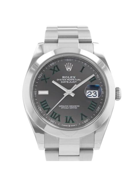 Pre-owned Rolex Datejust 41 Automatic Chronometer Men's Watch 126300