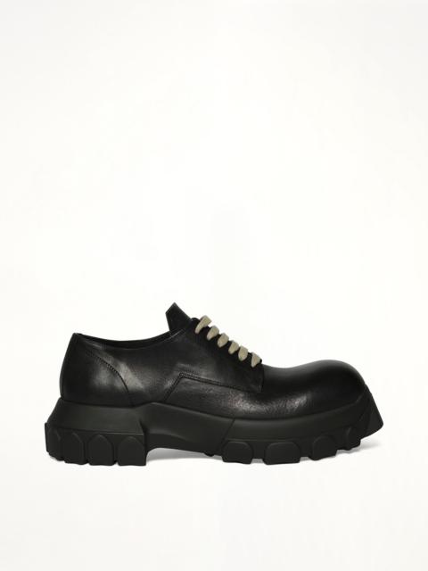 Rick Owens Laceup Bozo Tractor in Black