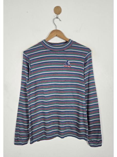 Hysteric Glamour Hysteric Glamour stripe turtleneck shirt