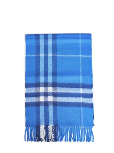 Burberry Burberry Women Lido Blue Check Cashmere Scarf