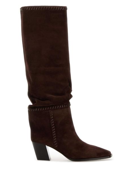 JIMMY CHOO Jimmy Choo Women Brown Suede Hart Boots