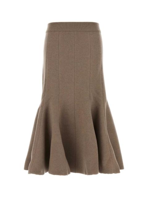Bottega Veneta Bottega Veneta Women Cappuccino Cashmere Blend Skirt