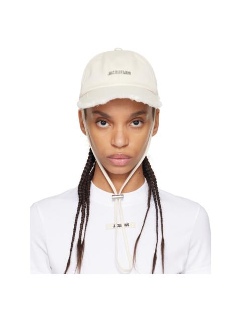 JACQUEMUS Off-White Les Classiques 'The Artichaut' Cap