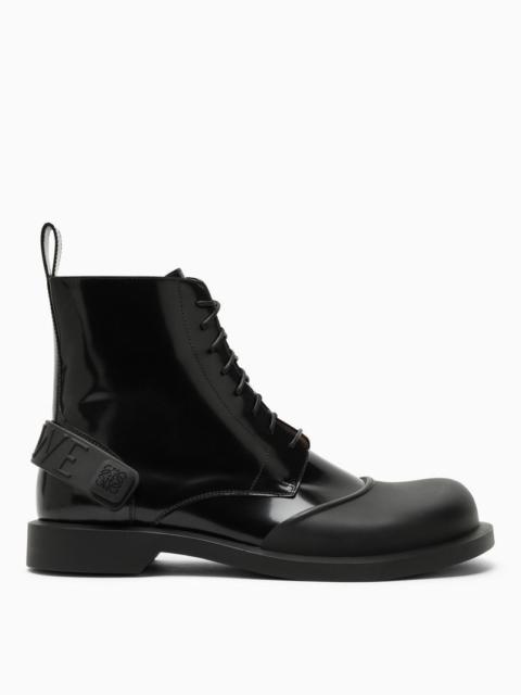 Loewe Campo Black Lace-Up Boots Men