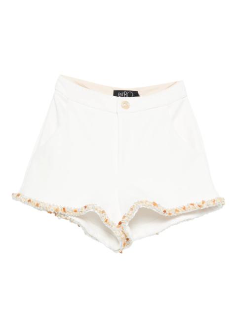 PatBO Patbo Embellished Trim Shorts