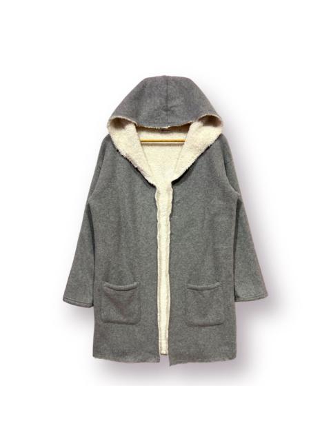 Other Designers 🔥 TAKEO KIKUCHI FLEECE LINED OPEN CARDIGAN - M