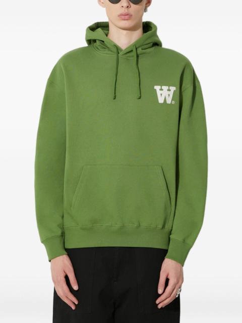 Wood Wood drawstring logo hoodie