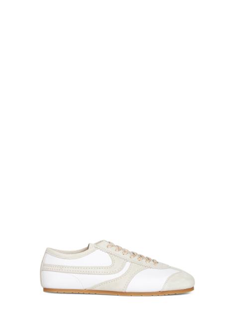 Dries Van Noten Dries Van Noten Men White Nappa Leather Sneakers With Suede Details