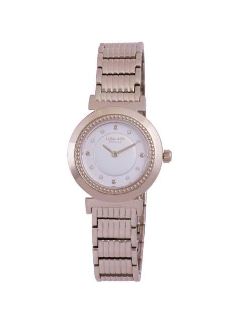Other Designers Johan Eric Djursland Round Rose Gold-tone Steel Swarovski Crystal Ladies Watch JE1200-09-009B