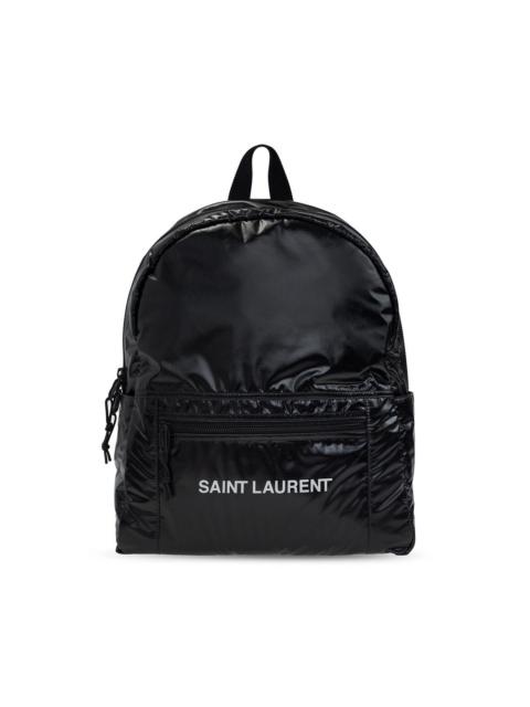 SAINT LAURENT Saint Laurent Nuxx Black Nylon Backpack New & Authentic