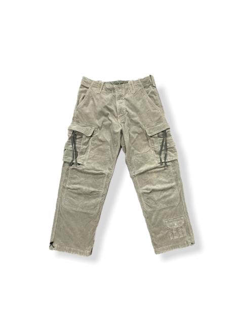 Other Designers Vintage - Vintage Japanese Brand Cargo Double Knee Corduroy Pants