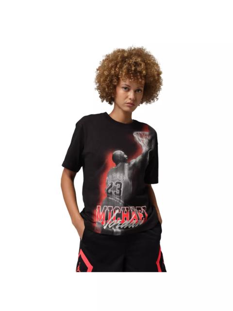 Jordan Jordan Women's Sport Heritage Dri-FIT Graphic T-Shirt -Black/Red