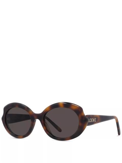 Loewe Slim Geometric Sunglasses, 54mm