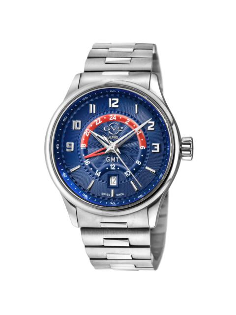 Other Designers GV2 by Gevril Giromondo Quartz Blue Dial Men's Watch 42302B