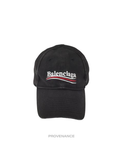Balenciaga Political Campaign Cap Hat - Washed Black
