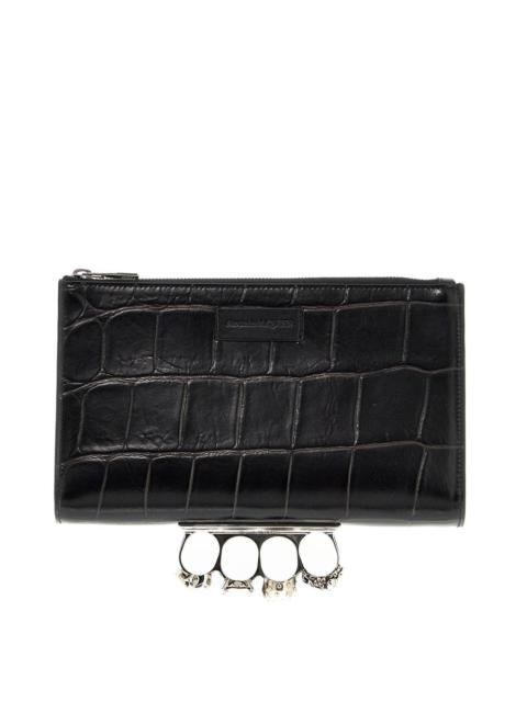 Alexander Mcqueen Four Rings Pouch