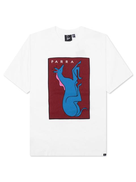 by Parra VERTICAL HORSE T-SHIRT - WHITE