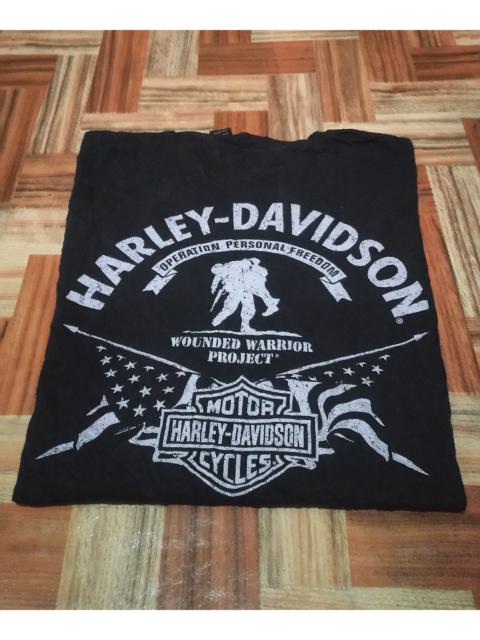 Other Designers Vintage - Vtg Harley Davidson Wounded Warrior Project T-Shirt