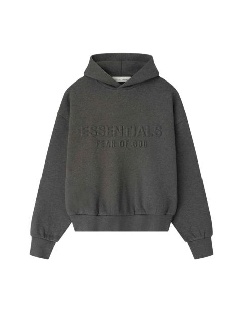 ESSENTIALS Fear of God Essentials Embossed Classic Hoodie 'Charcoal Heather'