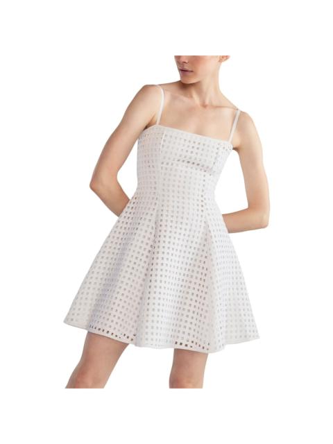 CYNTHIA ROWLEY Cynthia Rowley Birdcage Linen Mini Dress