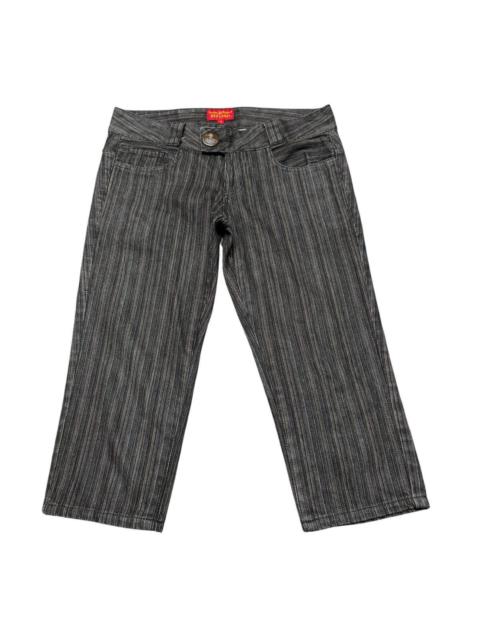 Vivienne Westwood Vivienne Westwood Pinstriped Low Rise Cropped Pants