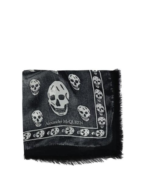 Alexander McQueen Alexander Mcqueen "skull Trompe L'oeil" Scarf