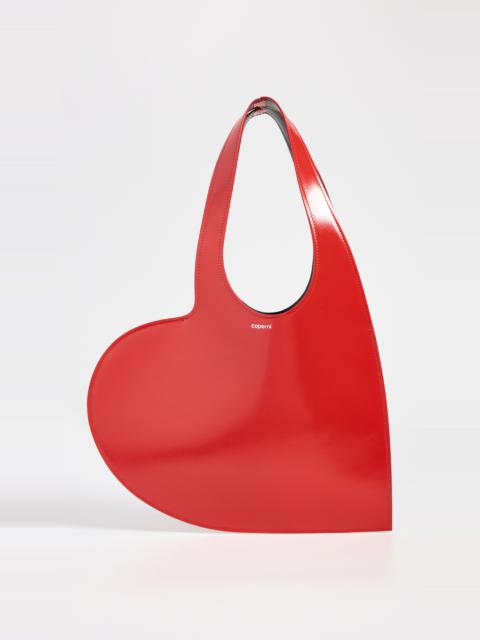 COPERNI Gloss Leather Mini Heart Tote Bag