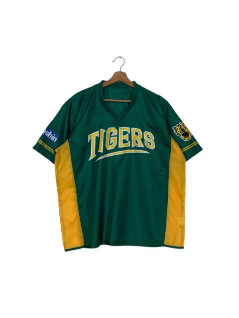 Other Designers Japanese Brand - HANSHIN TIGERS Big Logo V Neck Jersey #2811-C127