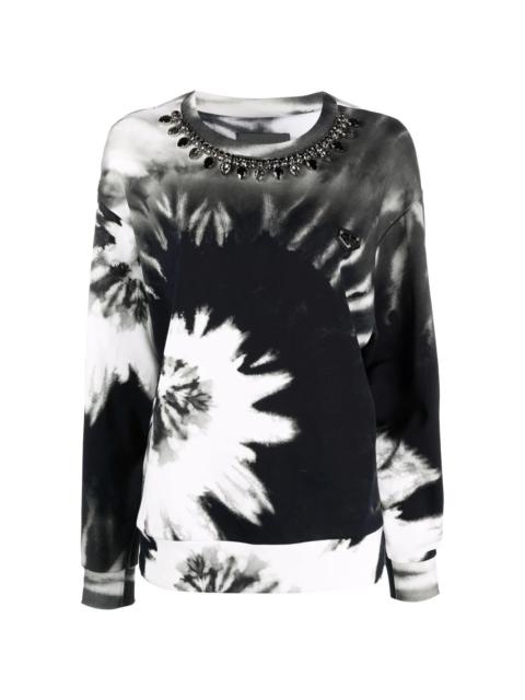 PHILIPP PLEIN tie dye print sweatshirt