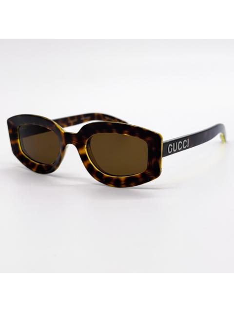 Gucci GG1323S 001 Sunglasses Gold Square Frame, Grey Lenses Gucci GG1323S 001 Sunglasses Gold Square | Mercari main image 3
