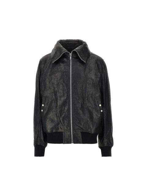 Rick Owens Rick Owens Men 'Dracuflight' Leather Bomber Jacket