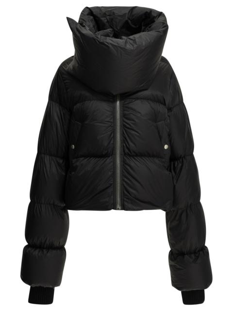 Rick Owens Rick Owens Funnel Neck Short Down Jacket Black