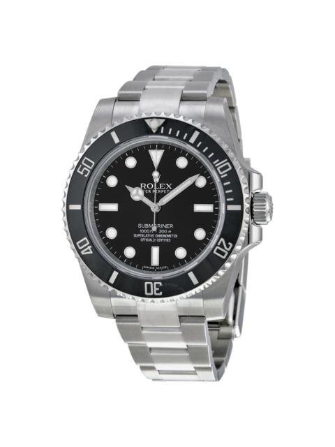 Pre-owned Rolex Submariner Black Dial Men's Watch 114060