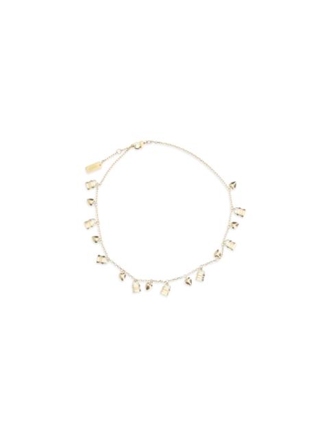 Chloé Chloé Mini Paddington Necklace Vintage Gold