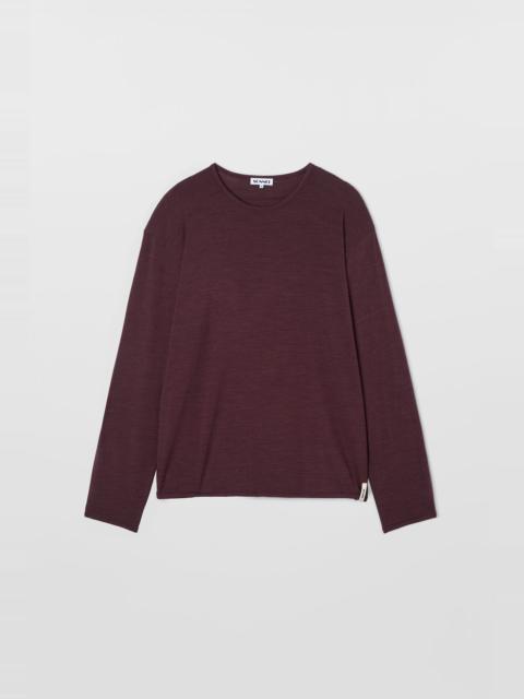 SUNNEI CLASSIC LONGSLEEVE / burnt aubergine