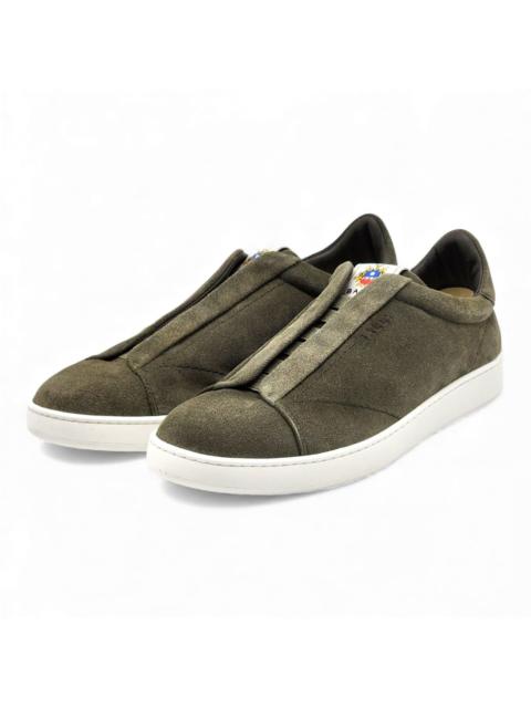 Other Designers Bally - Crest Romy Suede Slip On Sneakers Green EU 41.5 US 8.5 $400
