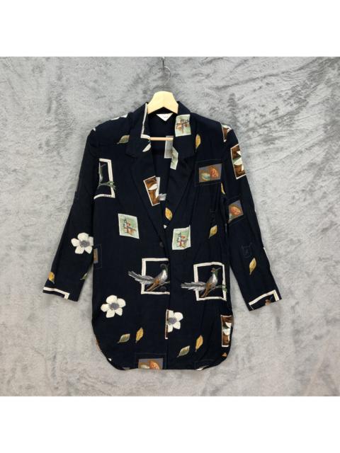 Other Designers Japanese Brand - modiste Sumie Hashimoto Paris Printed Blouse #6056-219