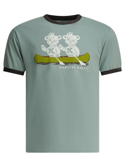 Kapital Kapital "ringer 'K' Bear" T-shirt