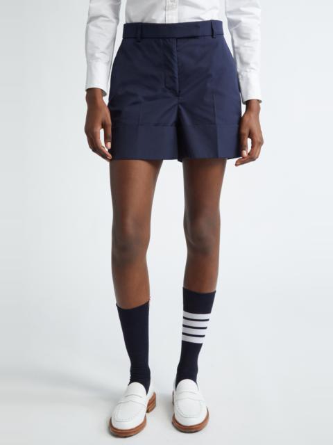 Thom Browne Fit 2 Sack Cuff Hem Wool & Cashmere Shorts
