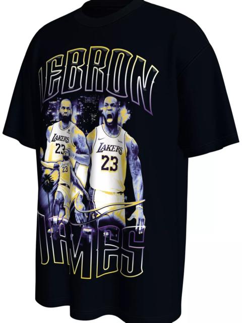 Nike Nike Men's Los Angeles Lakers LeBron James #23 Black T-Shirt