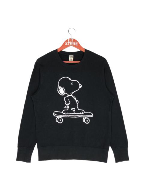 Other Designers Peanuts - Peanuts Snoopy Skateboards Sweatshirt Big Logo