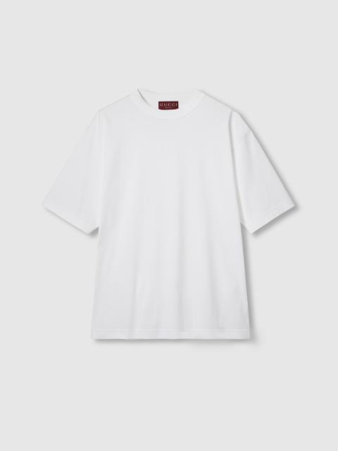 GUCCI Cotton jersey T-shirt with embroidery